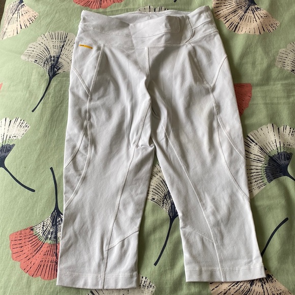 Lole White Cropped Leggings - Size Small - Picture 2 of 5
